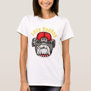 Camiseta Bulldog inglés perezoso