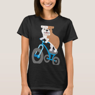 Camiseta Bulldog inglés que es divertido desata a perro