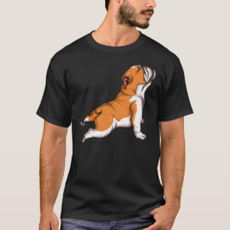 Camiseta Bulldog inglés Yoga Dog Lover Namaste Divertidas m