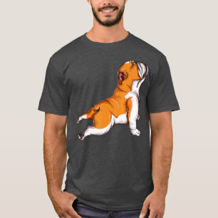 Camiseta Bulldog inglés Yoga Dog Lover Namaste Divertidas m