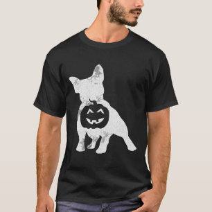 Camiseta Bulldog Lazy Halloween Disstume Cute Frenchie Cala