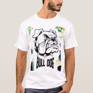 Camiseta Bulldog Leal Valiente Imparable 