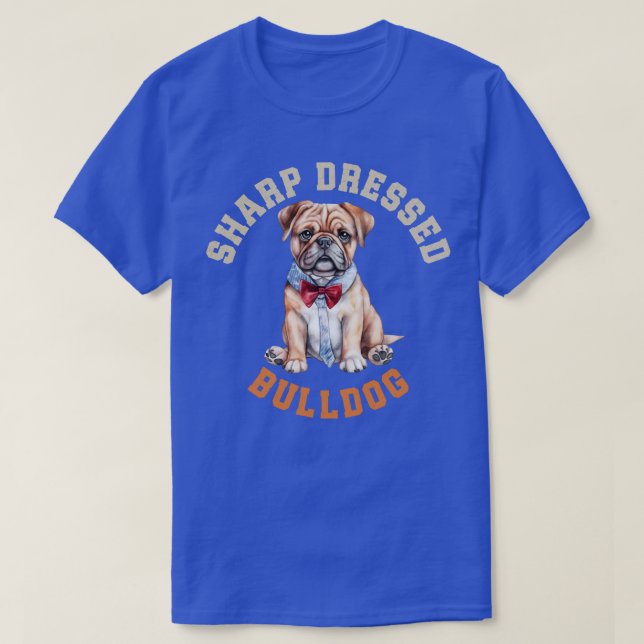 Camiseta Bulldog lindo (Diseño del anverso)
