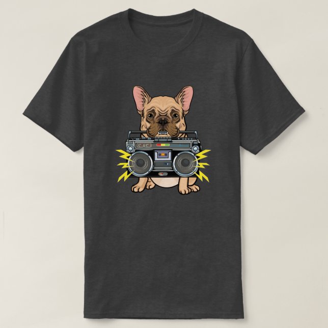 Camiseta Bulldog lindo (Diseño del anverso)