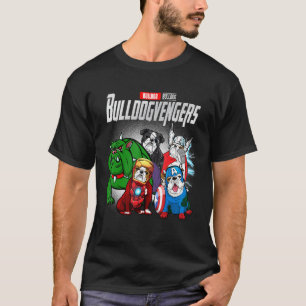 Camiseta Bulldog lindo Toro Terrier Bullvengers Asamblea -