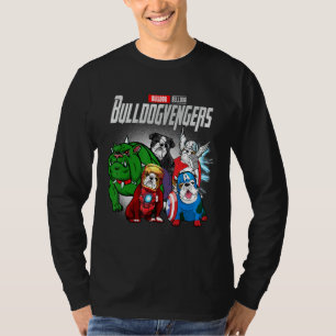 Camiseta Bulldog lindo Toro Terrier Bullvengers Asamblea -