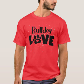 Camiseta Bulldog Love Paw
