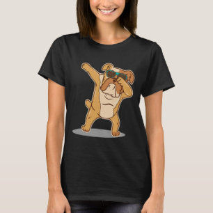 Camiseta Bulldog Lover I Dabbing English