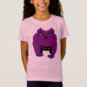 Camiseta Bulldog morado