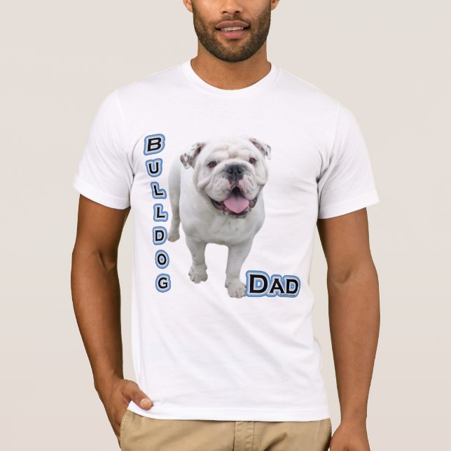 Camiseta Bulldog Papá 4 (Anverso)