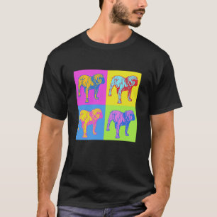 Camiseta Bulldog Perro Pop Art Estilo Victoriano