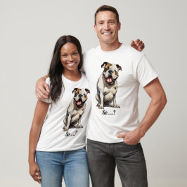 Camiseta Bulldog personalizada