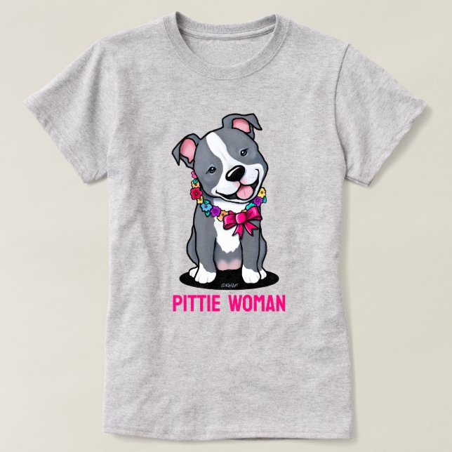 Camiseta Bulldog Pit Mom (Diseño del anverso)