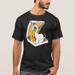 Camiseta Bulldog Pizza Frenchie Dog