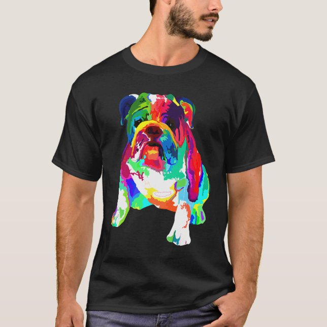 Camiseta Bulldog Premium en inglés (Anverso)