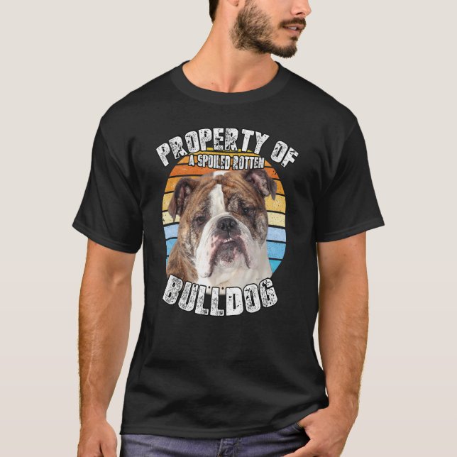 Camiseta Bulldog Property Of (Anverso)