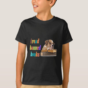 Camiseta Bulldog que leo libros prohibidos