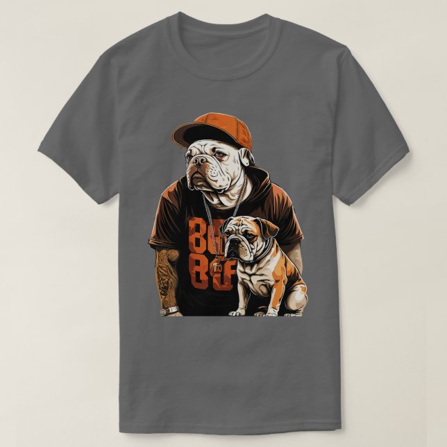 Camiseta Bulldog Rapper 4 (Diseño del anverso)