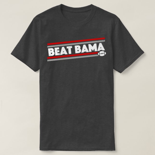 Camiseta Bulldog retro Beat Bama 1 (Diseño del anverso)