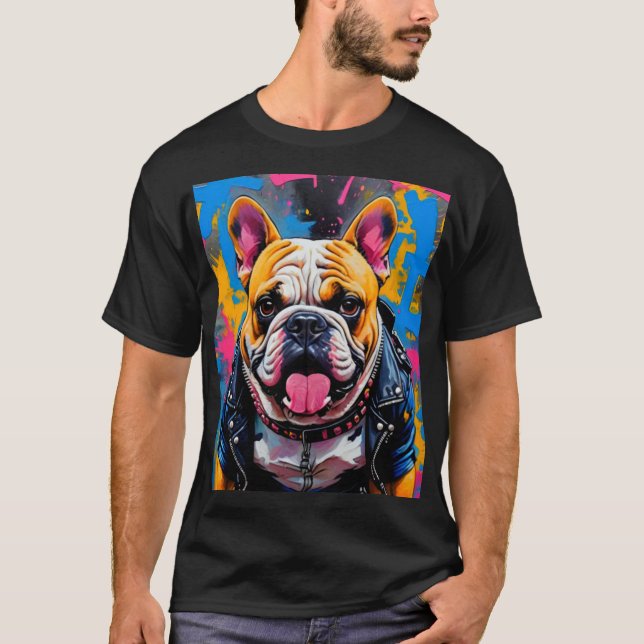 Camiseta BULLDOG ROCK punk 11 (Anverso)