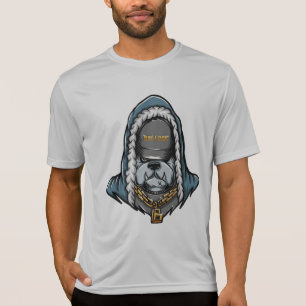 Camiseta bulldog salvaje amante del perro malo