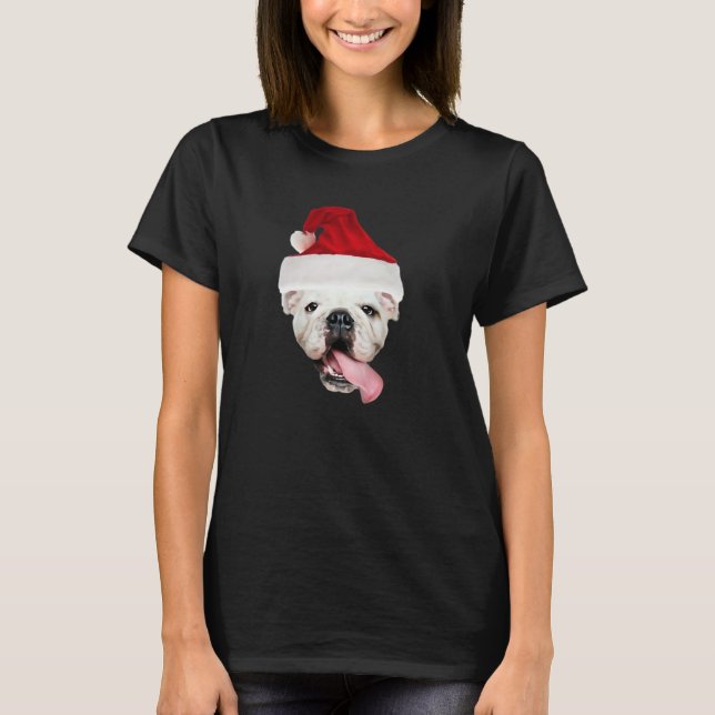 Camiseta Bulldog Santa Essential T-Shirt (Anverso)