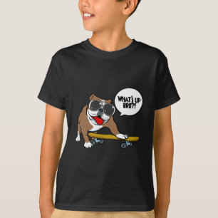 Camiseta Bulldog Skateboarder