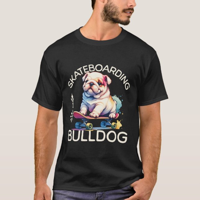 Camiseta Bulldog Skateboarding (Anverso)