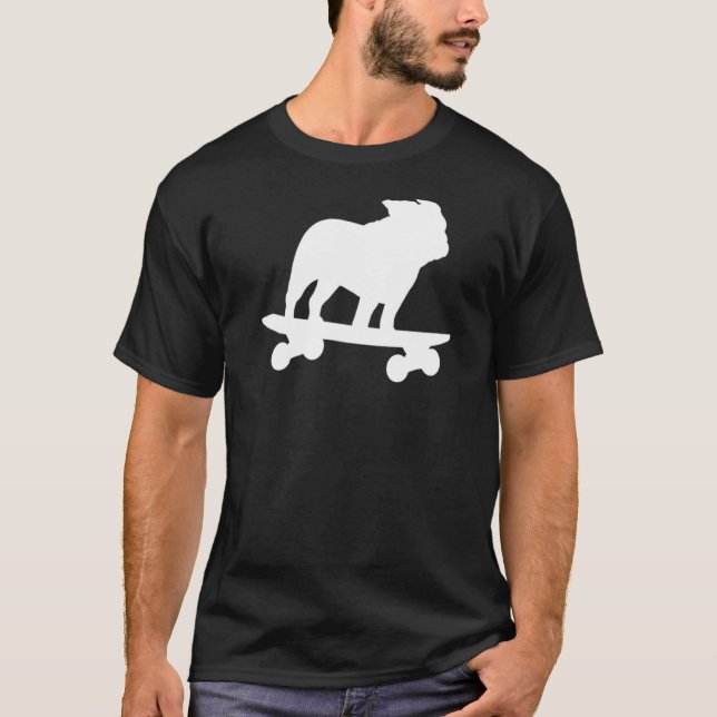 Camiseta Bulldog Skateboarding (Anverso)