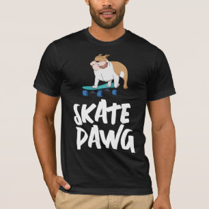 CAMISETA BULLDOG SKATEBOARDING SKATE DAWG T-SHIRTS TETS