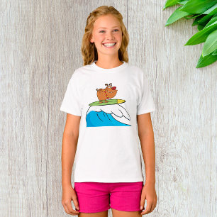 Camiseta Bulldog Surfista Montando Ola Del Océano