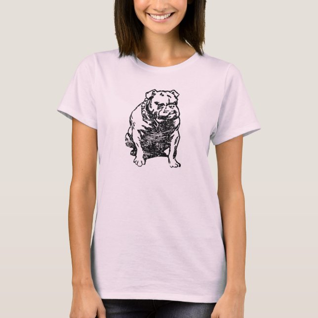 Camiseta Bulldog (vintage) (Anverso)
