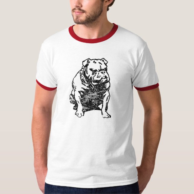 Camiseta Bulldog (vintage) (Anverso)