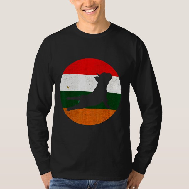 Camiseta Bulldog Yoga Frenchie (Anverso)