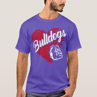 Camiseta Bulldogeam Mascot School Spirit Go Dawgs For Men W