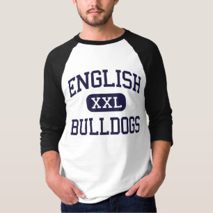 Camiseta - Bulldoges - alto inglés - llano de Jamaica