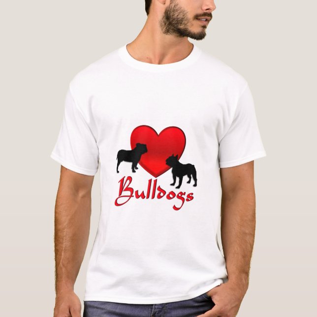 Camiseta Bulldoges cardíacos (Anverso)
