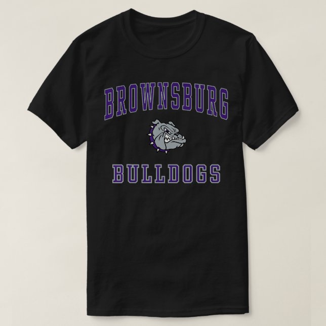 Camiseta Bulldoges de la escuela secundaria de Brownsburg C (Diseño del anverso)