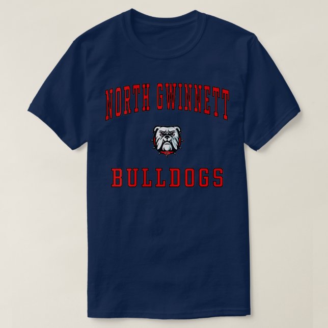 Camiseta Bulldoges de la escuela secundaria de Gwinnett Nor (Diseño del anverso)