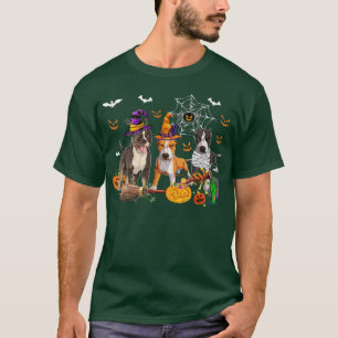 Camiseta Bulldoges de tres hoyos Bruja Halloween Mummy Scar