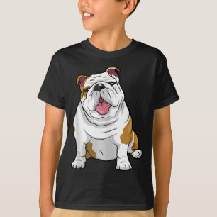 Camiseta Bulldoges ingleses sorprendentes perros de Bulldog