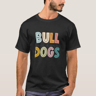 Camiseta Bulldoges Mascot School Spirit Sports Chequean el 