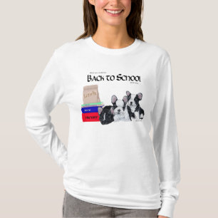 Camiseta Bulldogs Franceses De Vuelta a la Escuela