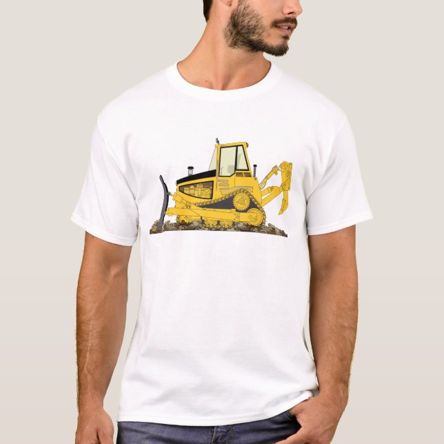 Camiseta Bulldozer amarillo (Anverso)