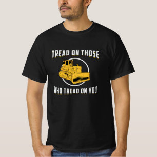 Camiseta Bulldozer Tread En Su Trabajador De Construcción D