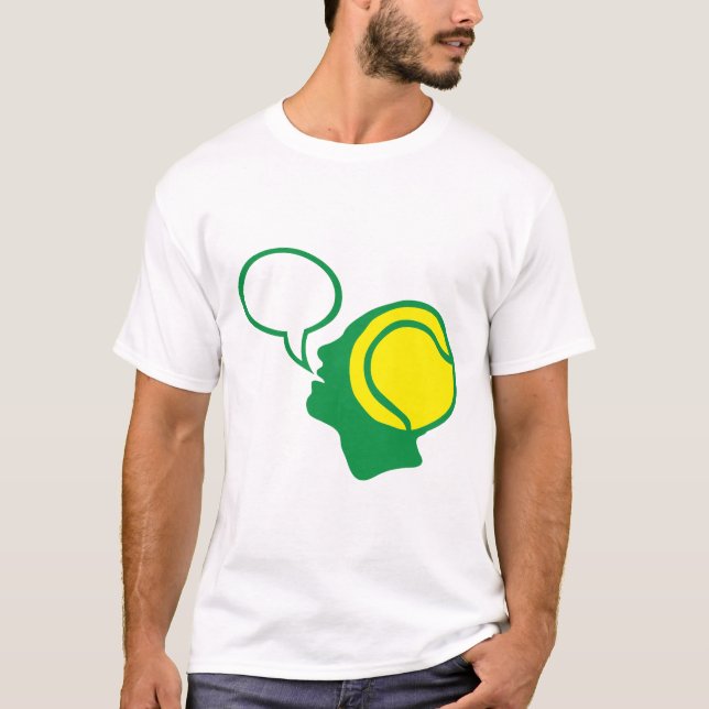Camiseta bulle tennis tete head figure visage (Anverso)