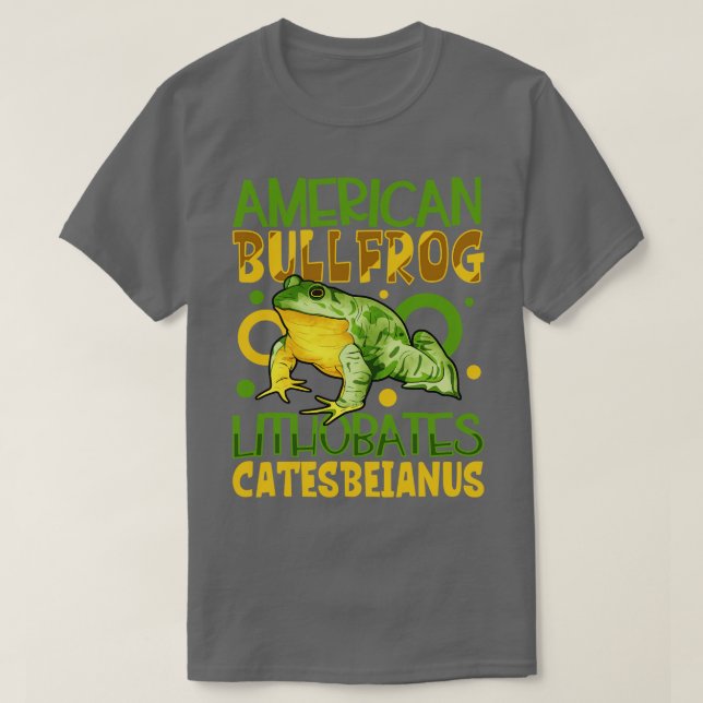 Camiseta Bullfrog americano (Diseño del anverso)