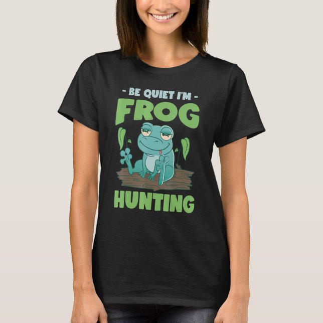 Camiseta Bullfrog Hunter Frog Gigging Frog Catching (Anverso)