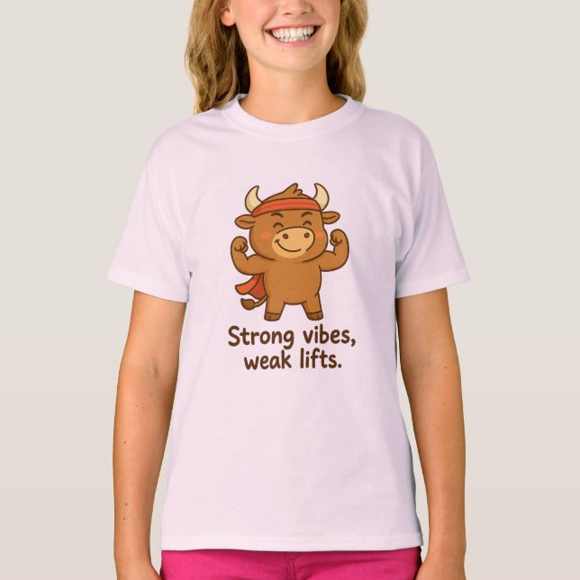 Camiseta Bullio® - Músculos pequeños, gran confianza! | Div (Anverso)