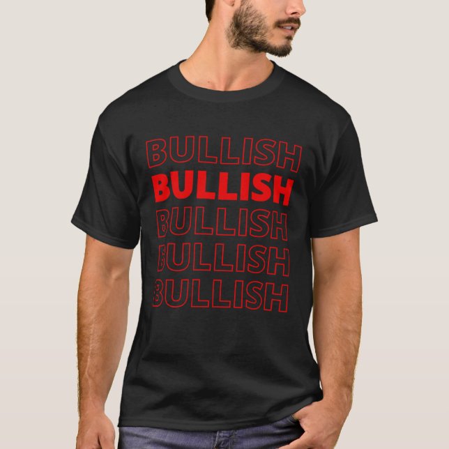 Camiseta Bullish Cryptocurrency Hodl To The Moon Crypto Mil (Anverso)